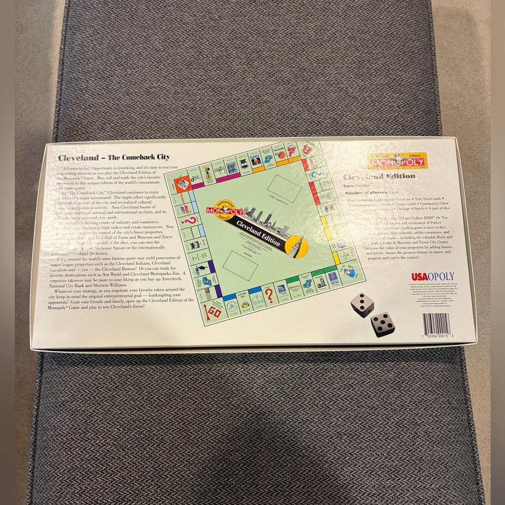 Vintage 1996 Monopoly Authorized Cleveland Edition Board Game - Picture 3 of 10